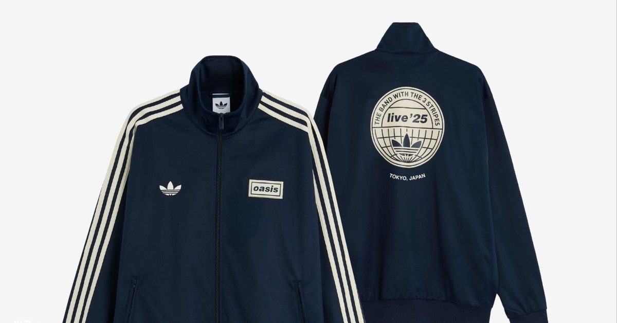 【希少 M】 adidas oasis ジャージ ネイビー 日本未発売 ラスト１ XL】日本未発売Oasis × adidas Originals ネイビー - メルカリ