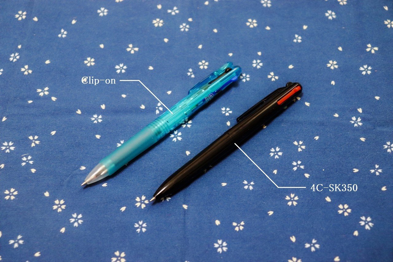 古い4色ボールペン：ゼブラ 4C-SK350｜もんぶらん