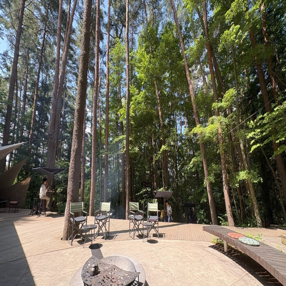 子連れで泊まった星のや富士、3品のディナーコースと小さな背中の