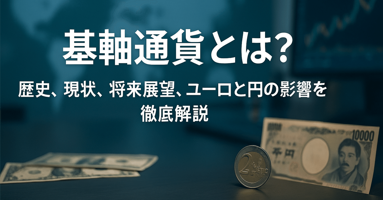 基軸通貨とは？歴史、現状、将来展望、ユーロと円の影響を徹底解説｜ゆや