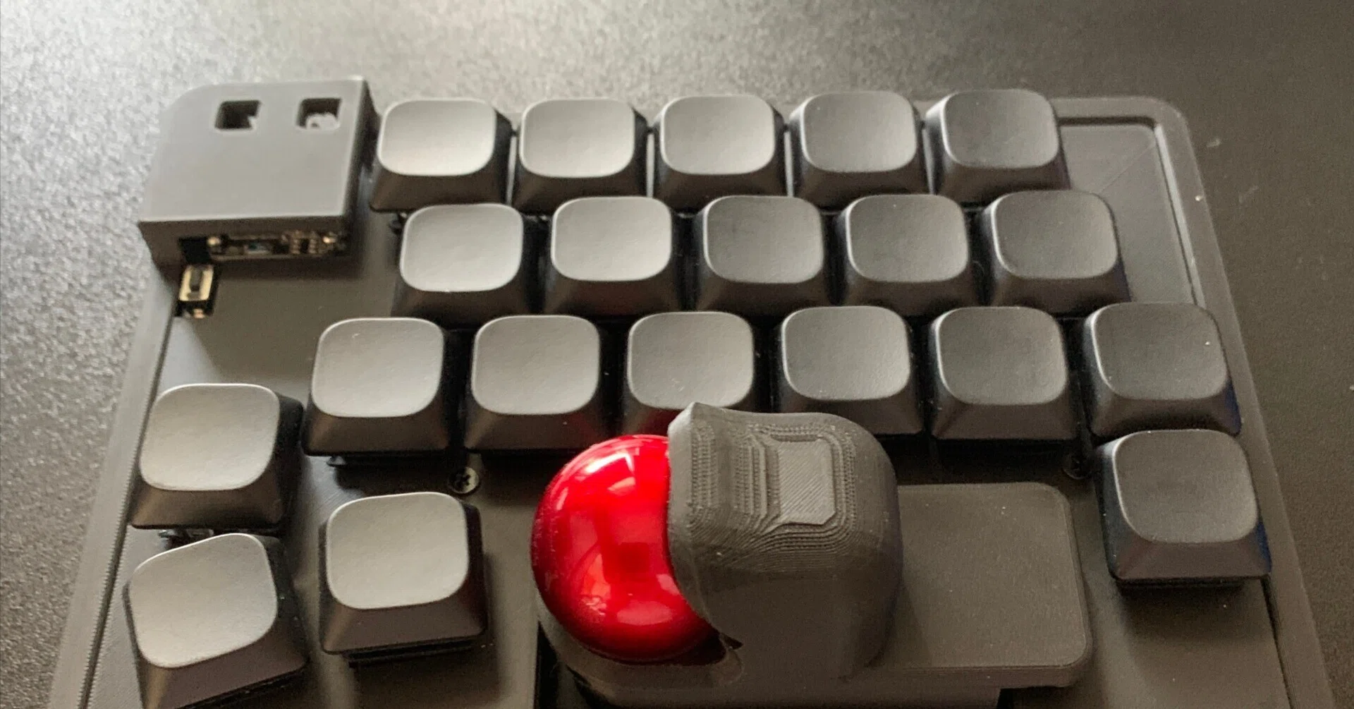 オフセット用トラックボールケースの取り付け方について｜Zonkey製作者