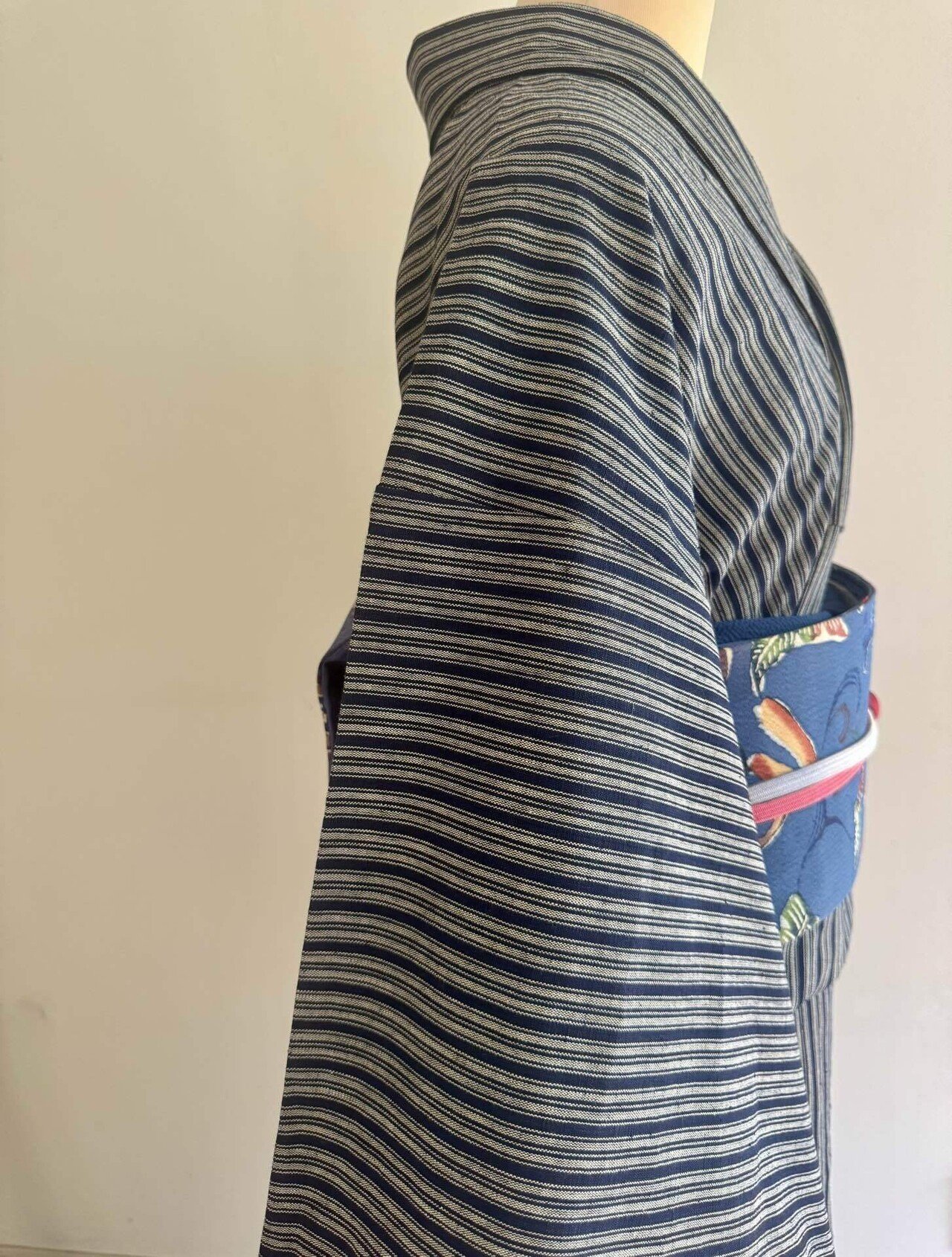 浦野理一木綿縞柄着物｜夢吉きもの