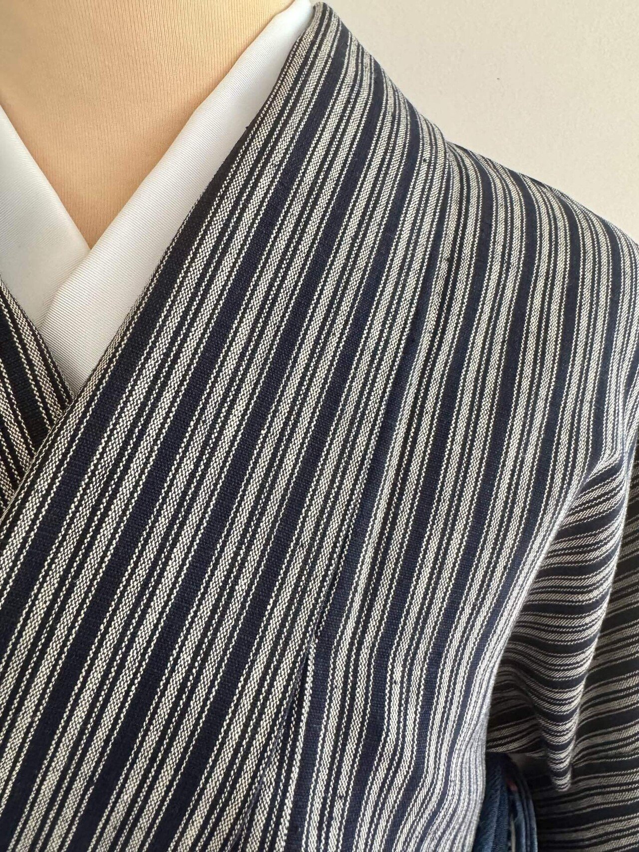 唐草 浦野理一著 大判辞書 浦野理一木綿縞柄着物｜夢吉