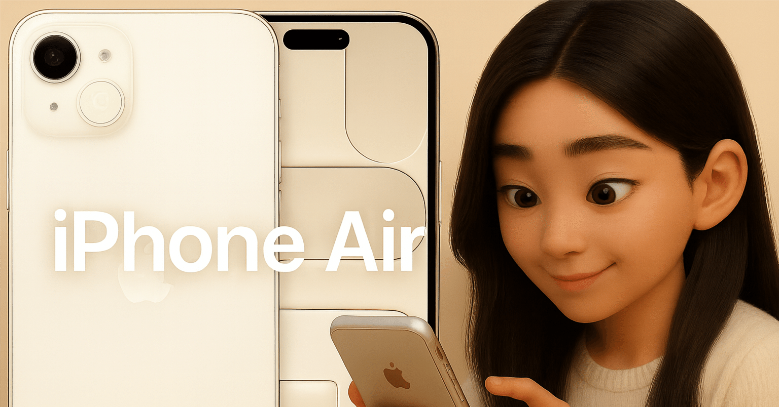 史上最薄！】iPhone Air 256GB ライトゴールドを主婦が本音レビュー