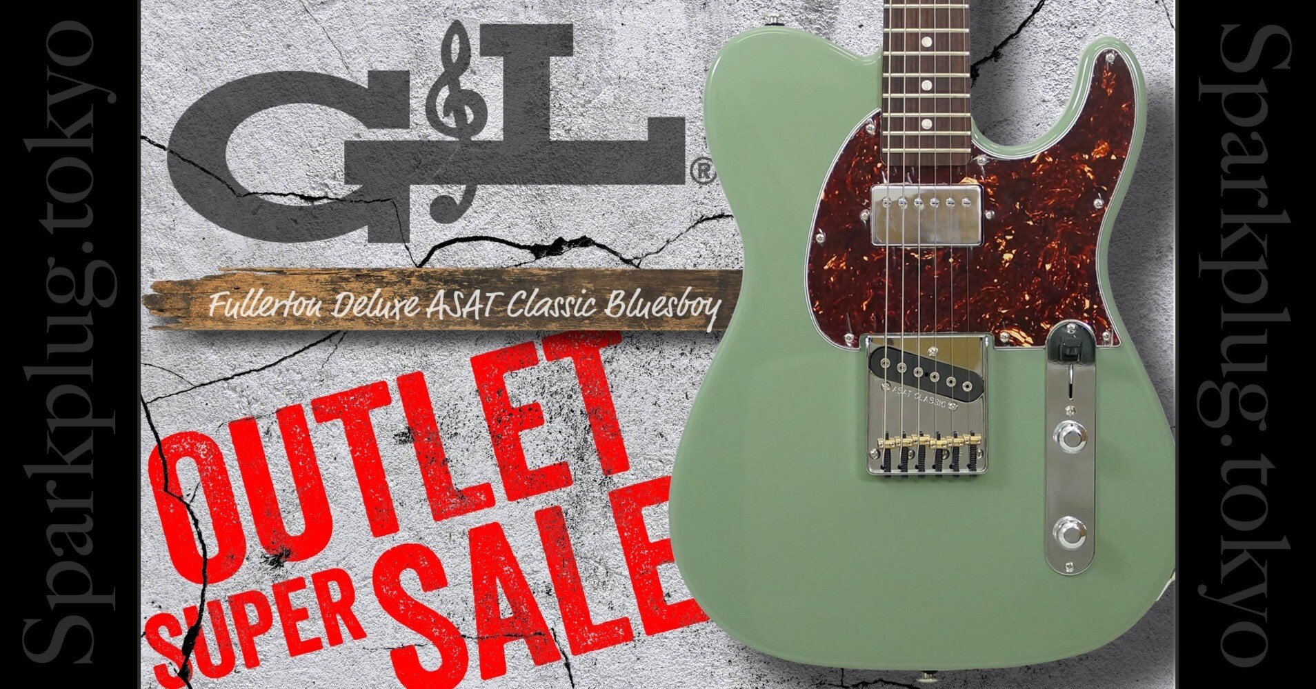 G&L祭り！USAメイドの「ASAT Classic Bluesboy」がアウトレット超特価