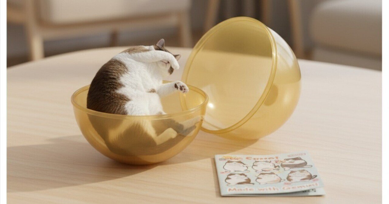 GeminiでAIフィギュア化画像を作ってみた。(カプセルトイ)｜ToAki