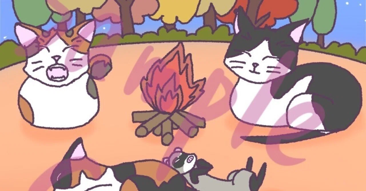 猫とフェレットの2025年10月カレンダー｜ちさ@猫島のクリエイターP.N.