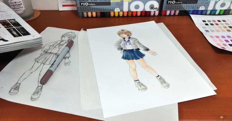 リハビリ中 15年ぶりにイラストを描いた件 三上 裕喜 Note