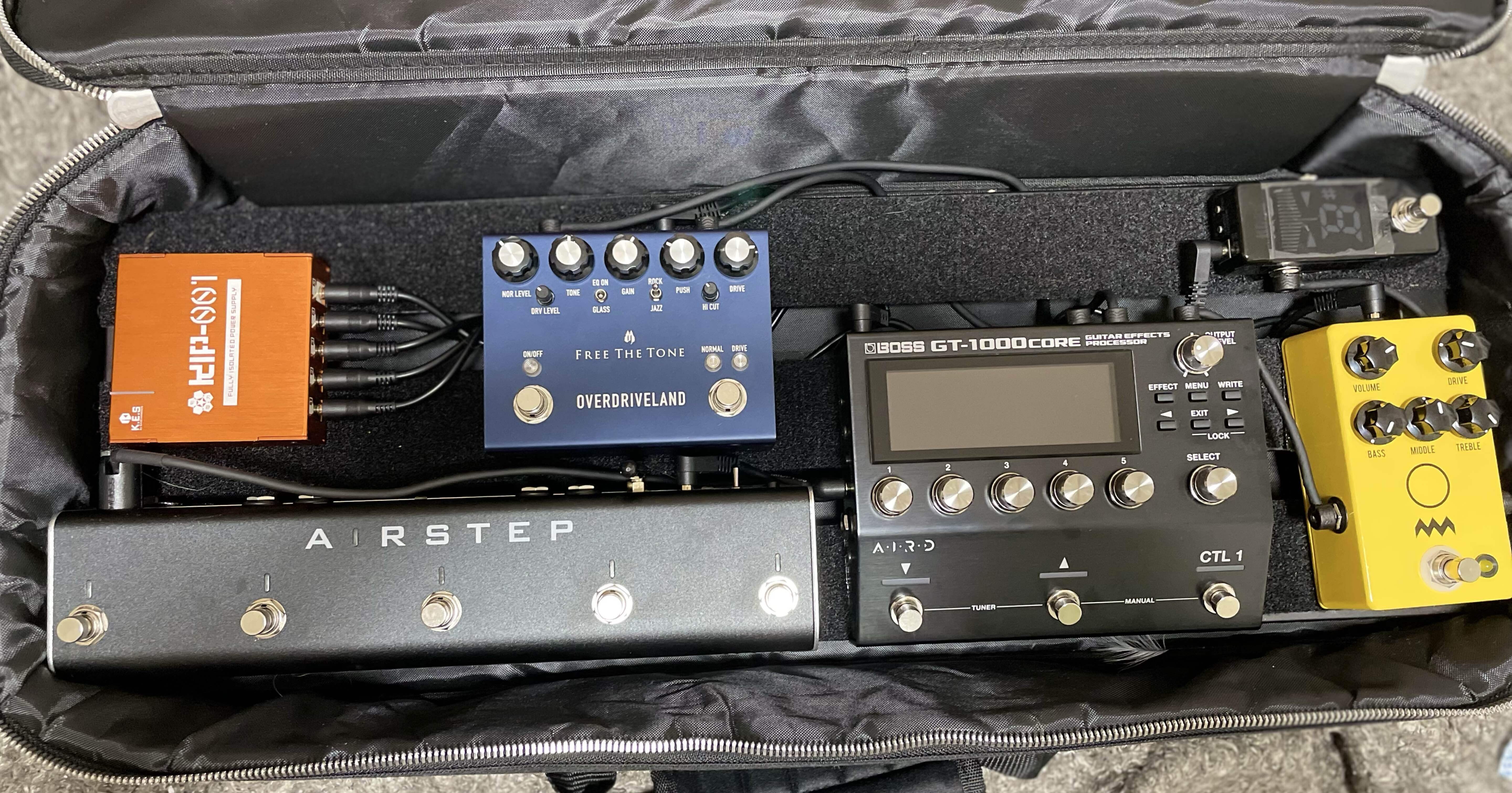 人生初エフェクターボード｜1/f(ゆらぎ)