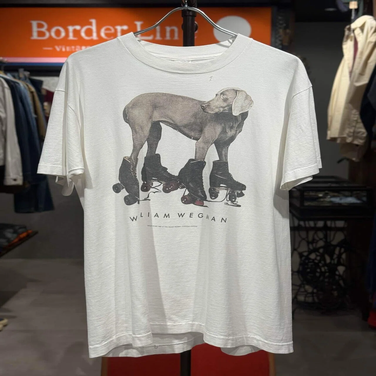 三*ト様 ウィリアム・ウェグマン 犬 Tシャツ Lサイズ