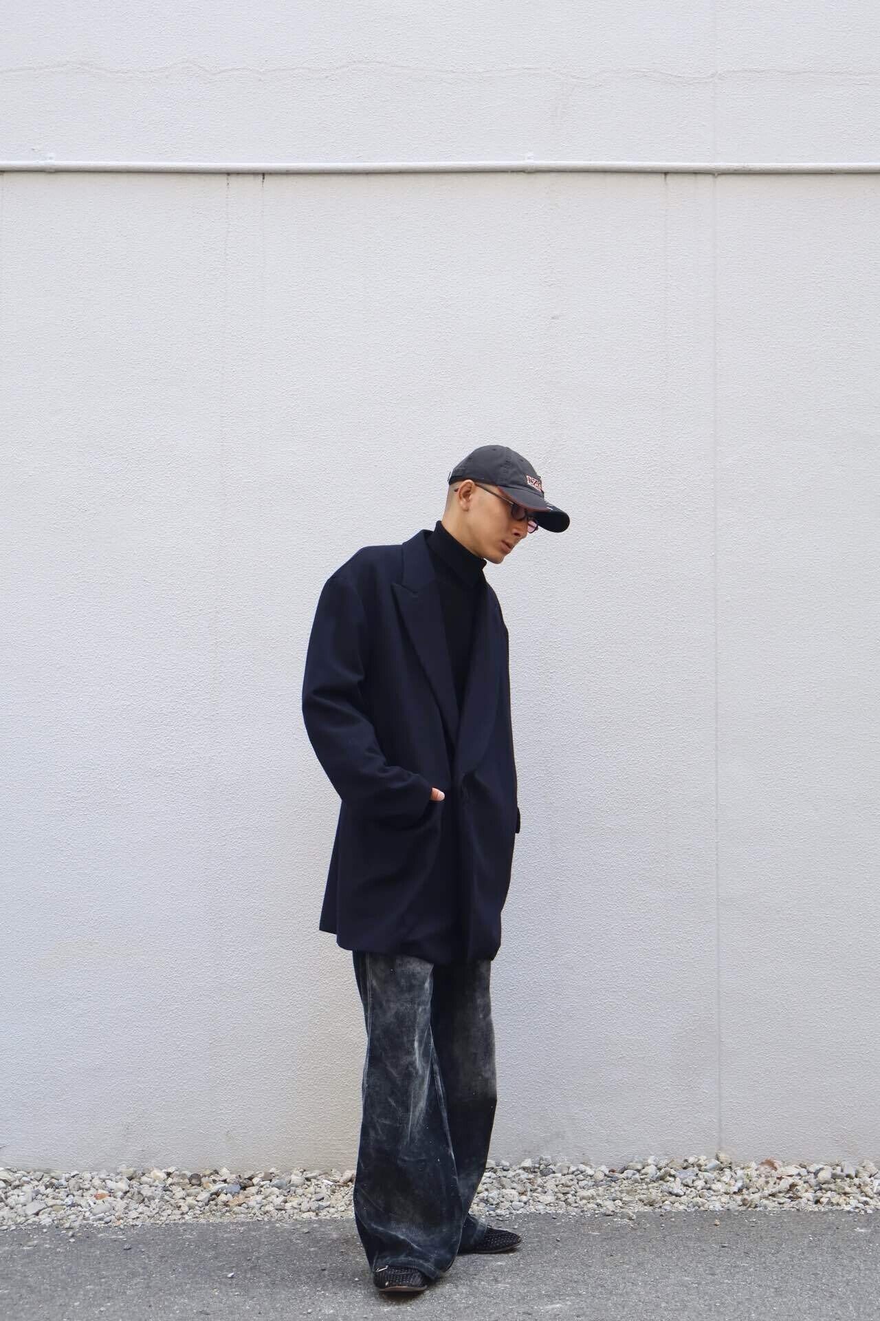 コートみたいなジャケットとスプラッシュパンツ｜jims_selectshop