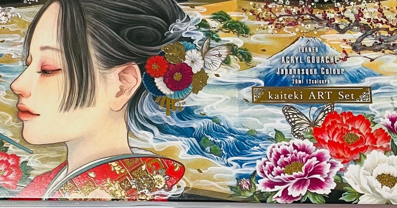 ターナー色彩 アクリルガッシュジャパネスクカラー kaiteki ARTセット
