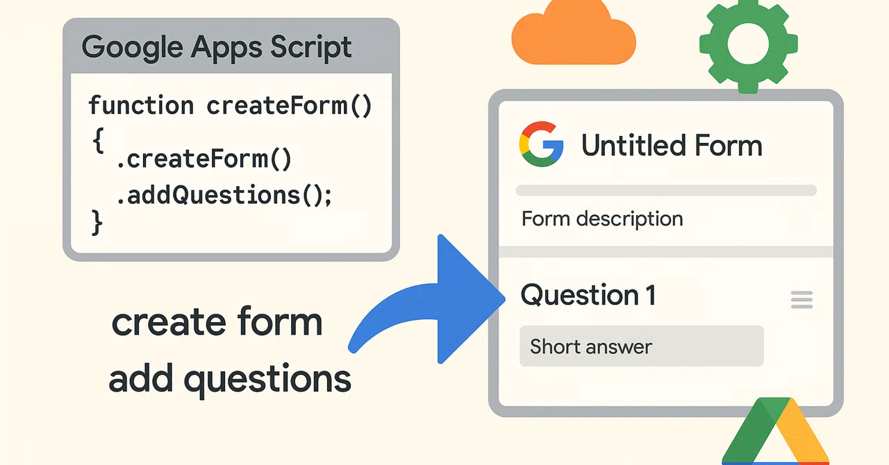Google Apps ScriptでGoogleフォームを自動作成する方法｜わくさん