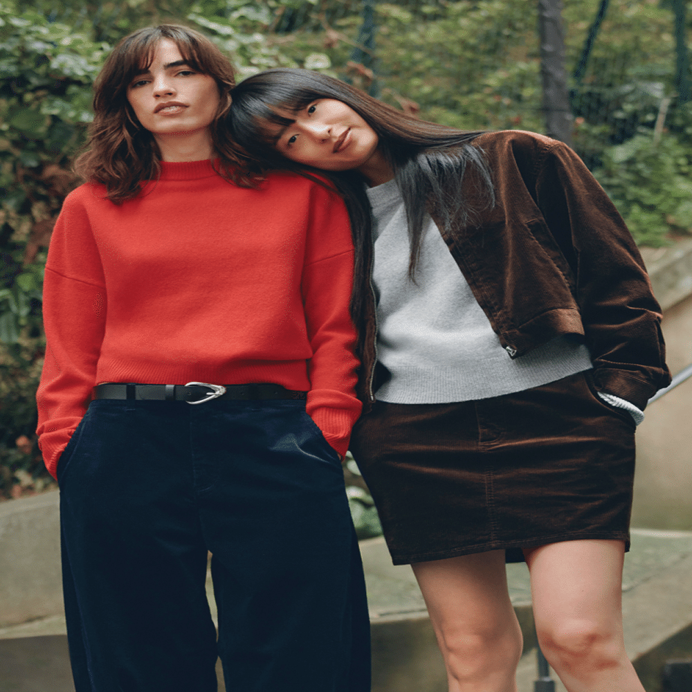 ユニクロアンドコントワー・デ・コトニエのコーデュロイカーブパンツが