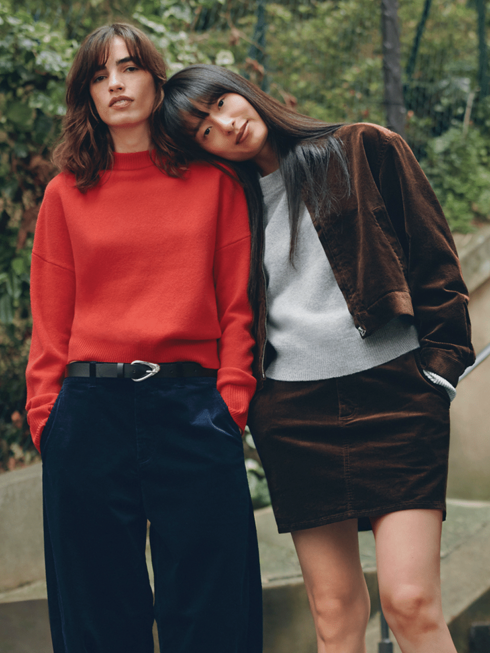 ユニクロアンドコントワー・デ・コトニエのコーデュロイカーブパンツが