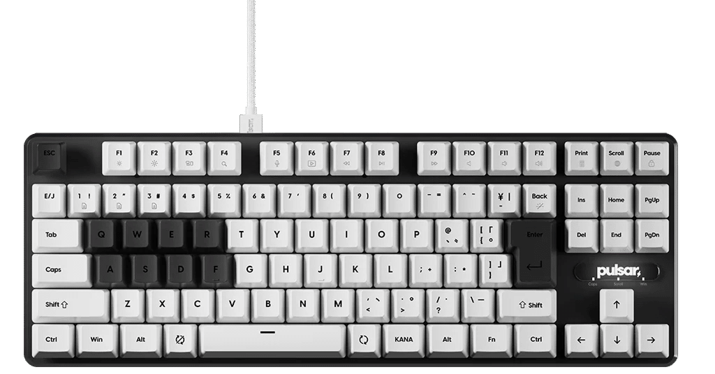 Pulsarのゲーミングキーボード PCMK 2HE TKL レビュー 基本良いけど