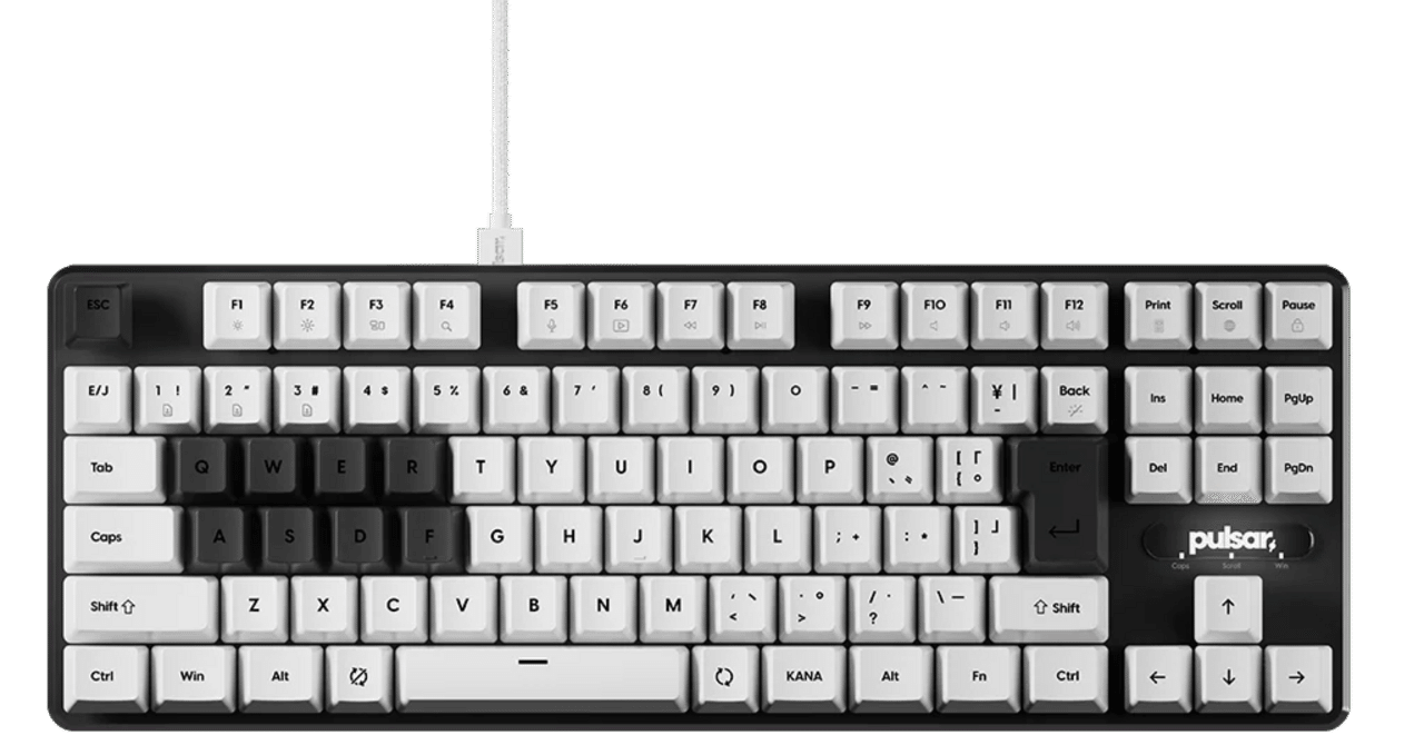Pulsarのゲーミングキーボード PCMK 2HE TKL レビュー 基本良いけど