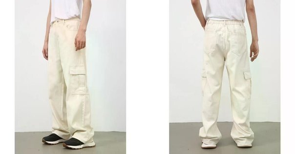 STUDIO NICHOLSON ワイドデニムパンツ ホワイト STUDIO NICHOLSON スタジオニコルソン PYAD セルビッチデニム