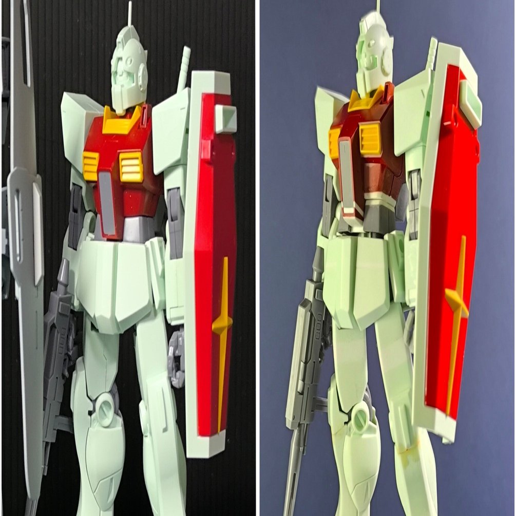 備忘・制作記・案】HGUCジムⅡ｜やきそば