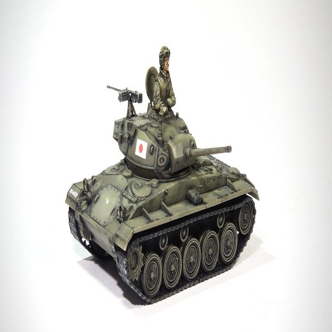 ウォルターソンズジャパン 1/72 M24チャーフィーをカラー