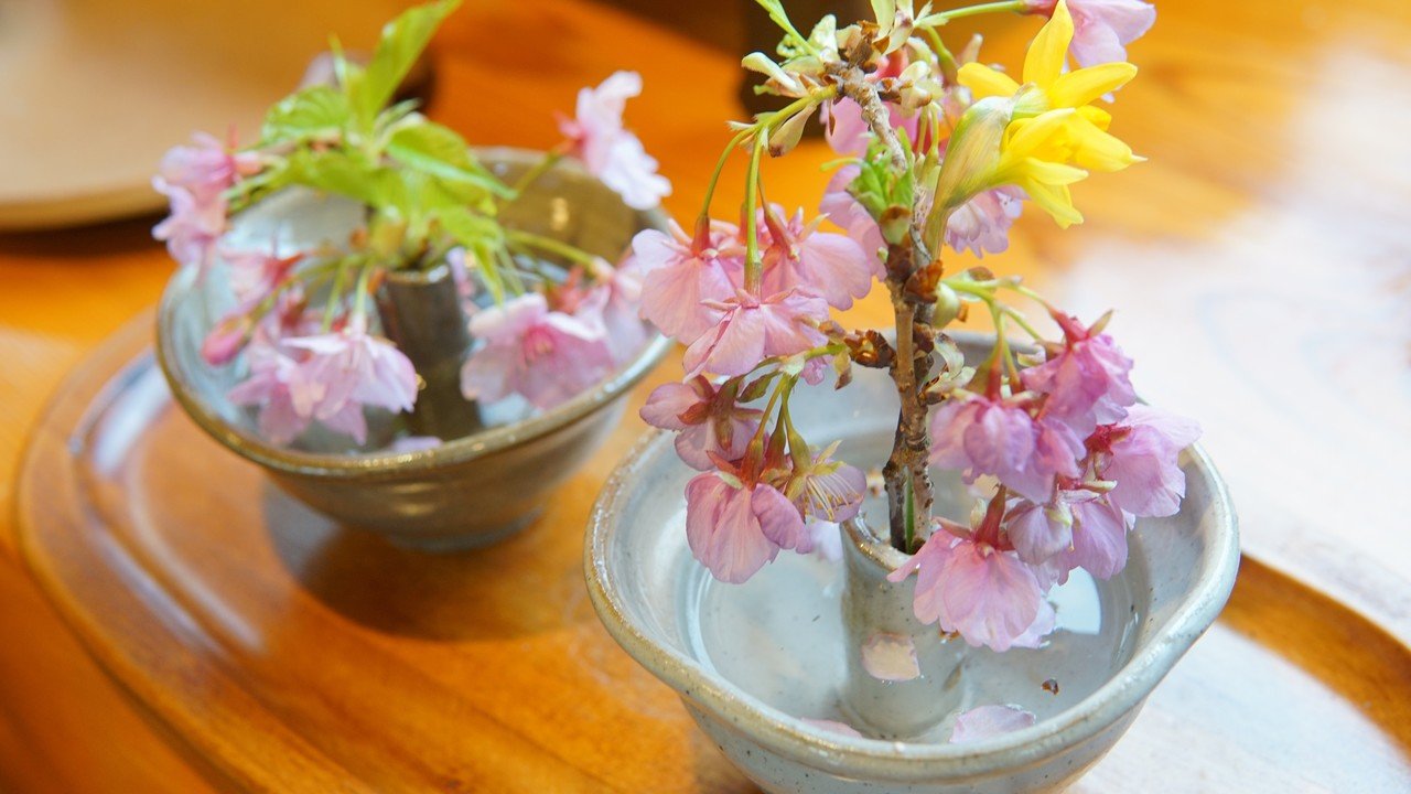 花瓶一輪挿し花川焼鹿児島