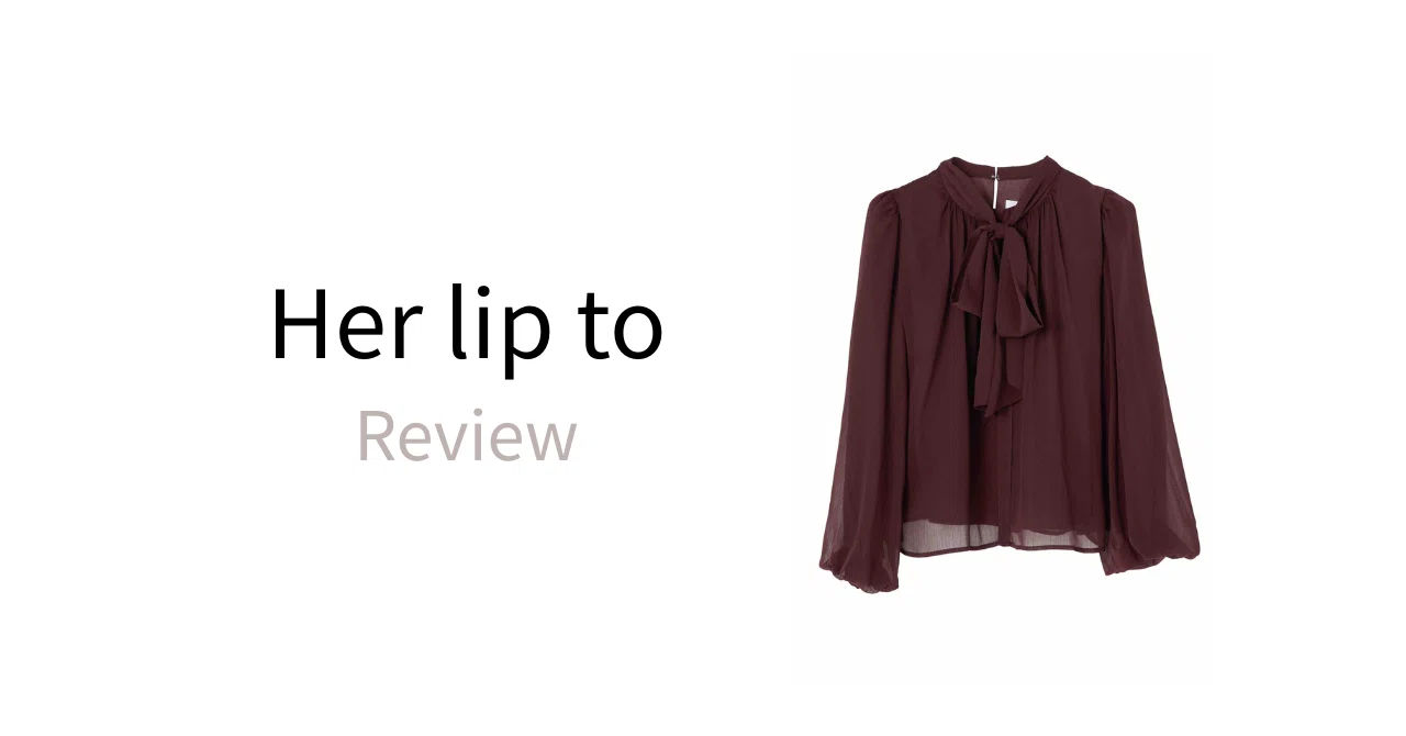 Purchase Review #58 | Herlipto | Two-Way Bow-Tie Chiffon Blouse 