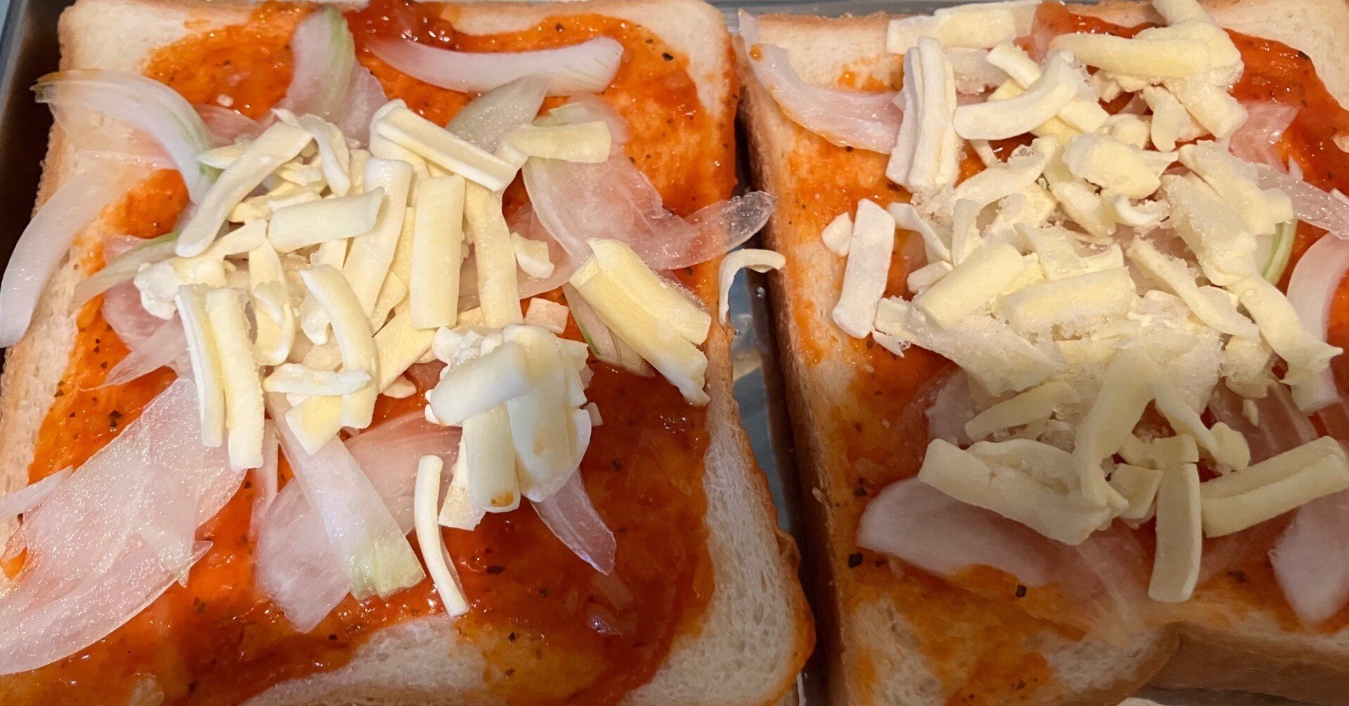 朝食用ピザトースト🍕をストックしてみた😋｜おもち