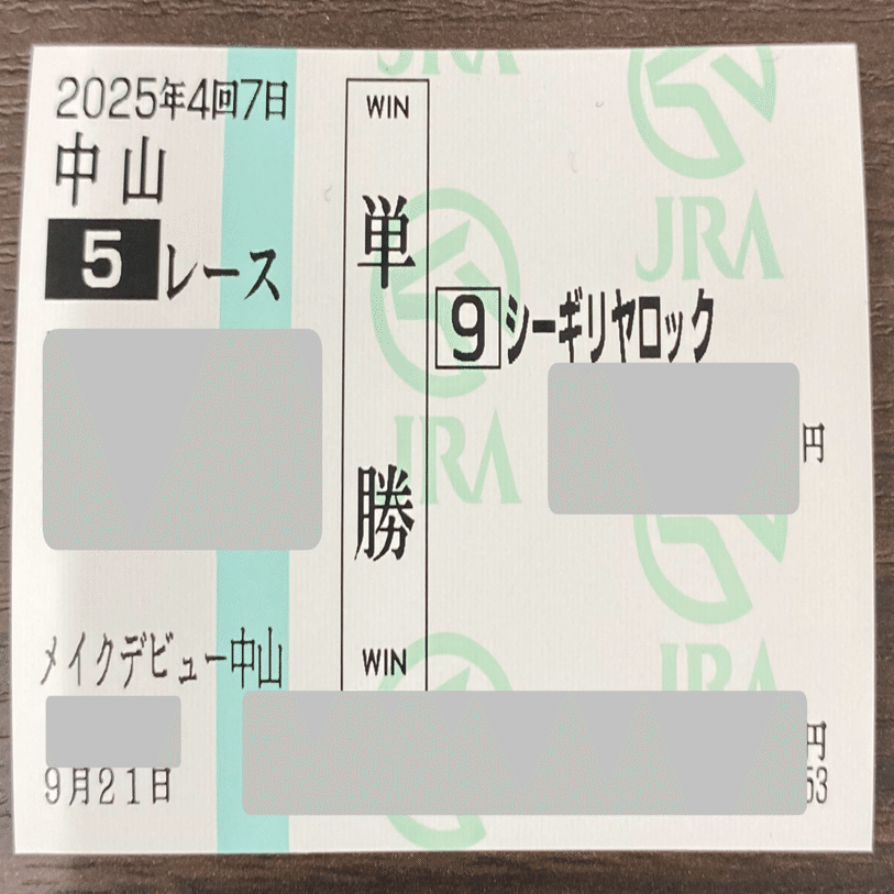 単勝のハマらない週｜でぃくたす