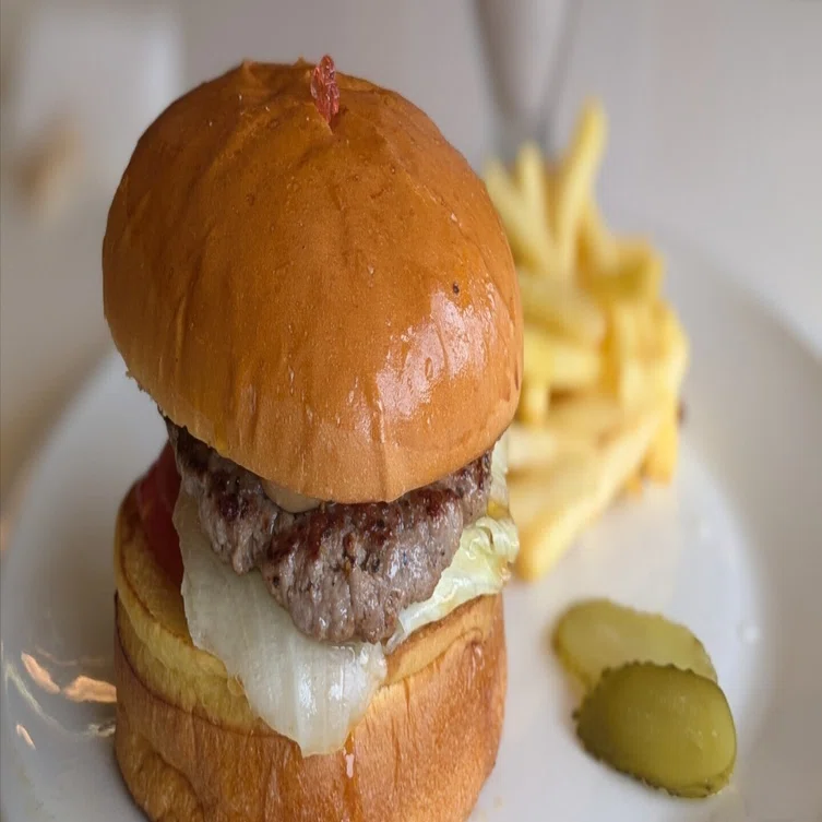 ガーリックマッシュルーム・ハンバーガー＠Chorky's DINER(岐阜県大垣