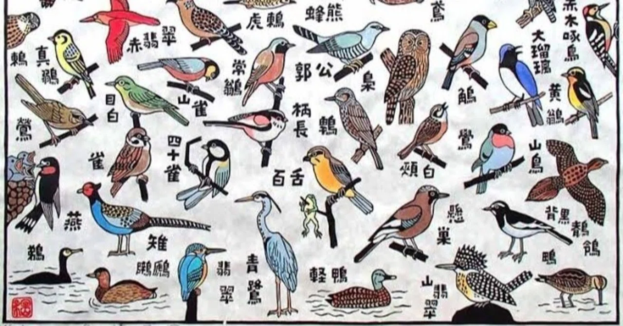 第900回 鳥の漢字(2回目)｜翆野 大地