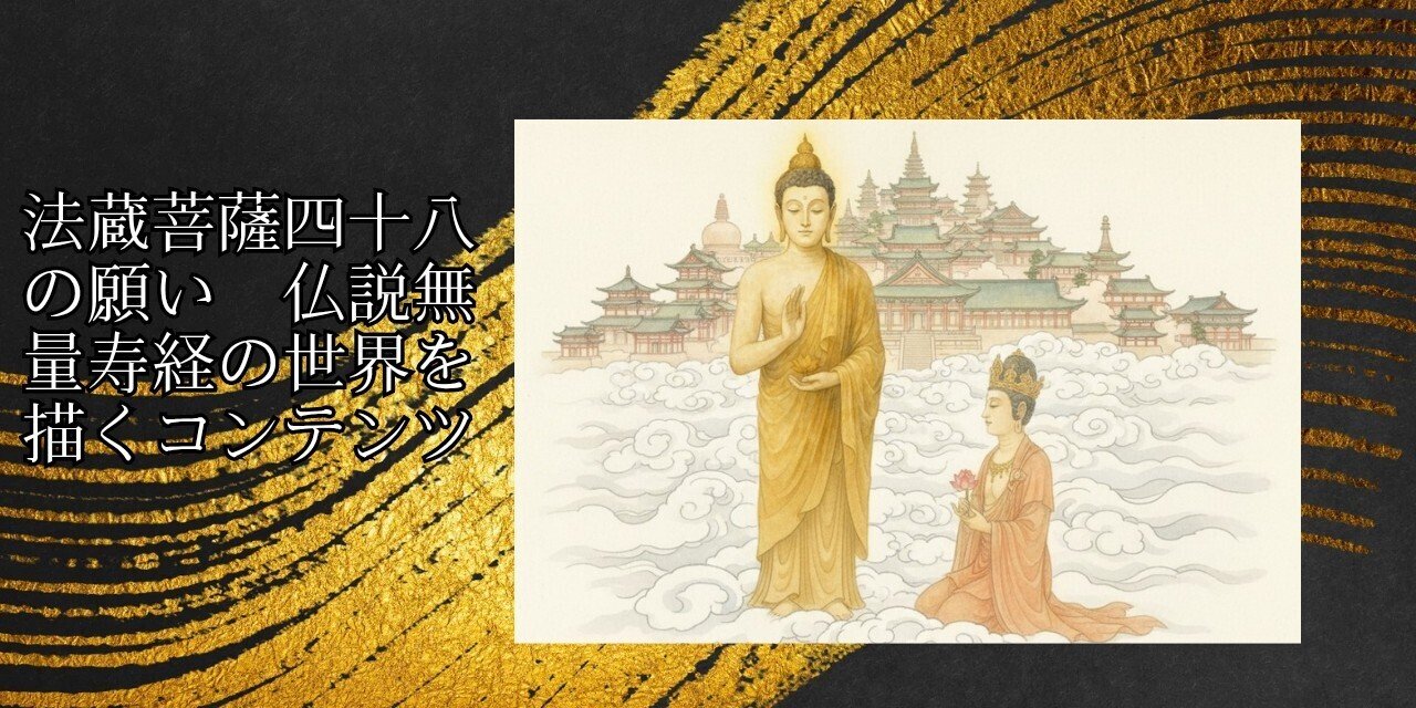 法蔵菩薩四十八の願い 仏説無量寿経の世界を描くコンテンツ｜Kagesou｜note