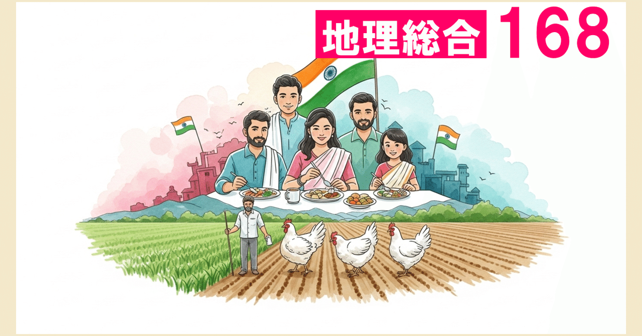 カレーだけじゃない！ インドの食卓を席巻する知られざる「ピンクの革命」とは？ 地理総合168｜地理おた部