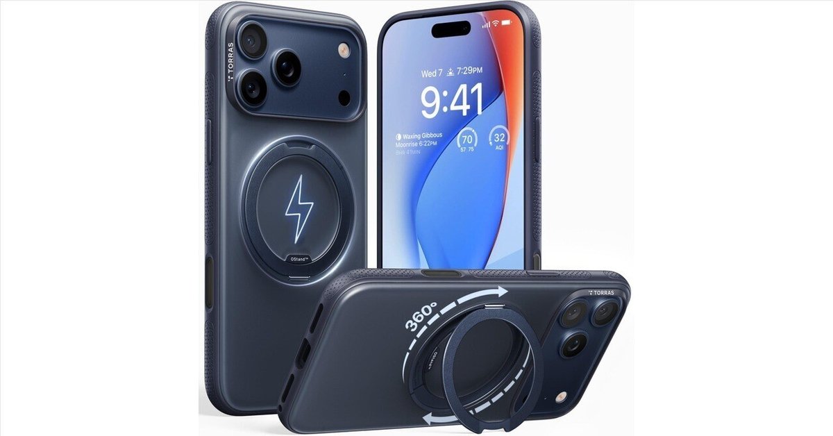 TORRAS iPhone 17 Pro ケース徹底レビュー！360°回転スタンド