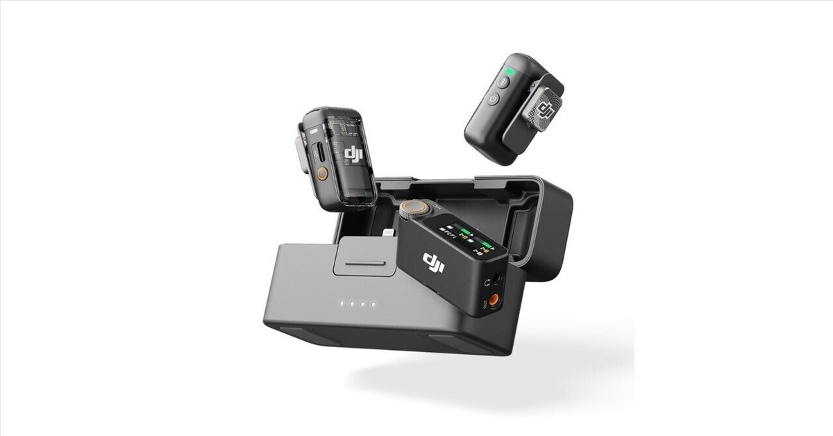 DJI Mic トランスミッター2個 レシーバー 充電器　(箱 取扱説明書無し) DJI Mic トランスミッター2個 レシーバー 充電器 (箱 取扱説明書無し