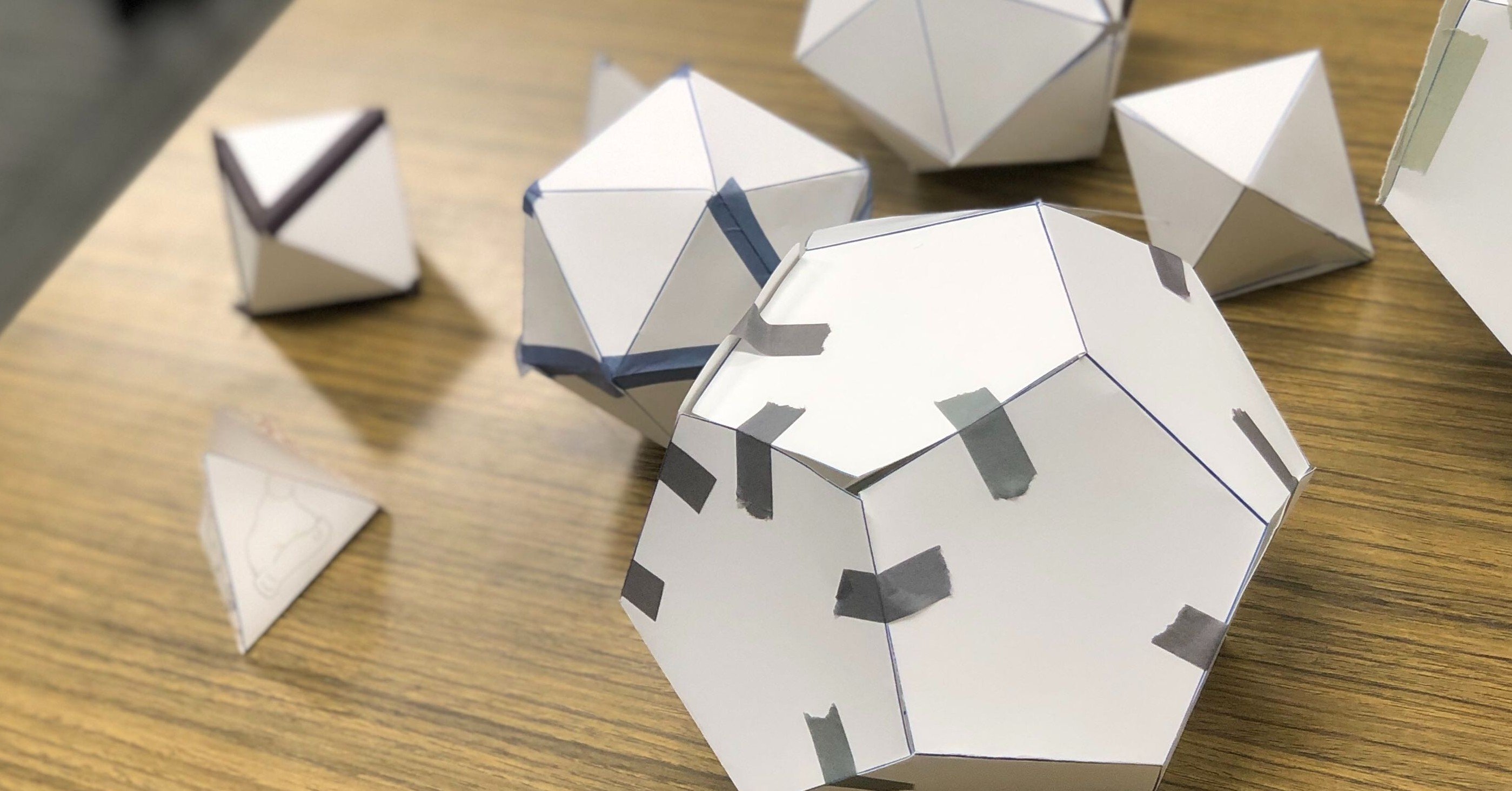 おうちで算数工作 正多面体５種類の展開図データを無料公開します Math Channel Note