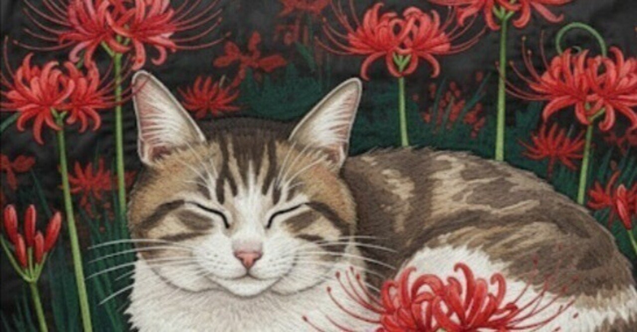 彼岸花」「曼珠沙華」の知られざる側面をAIが語ります｜岡田山タヌ吉