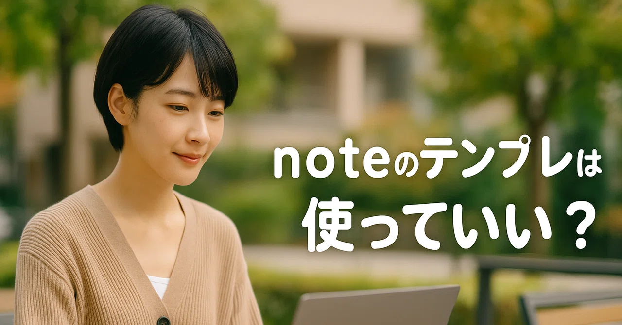 noteのテンプレは使っていい？初心者向け使い分けガイド｜ヒツジ｜メディア資産構築家