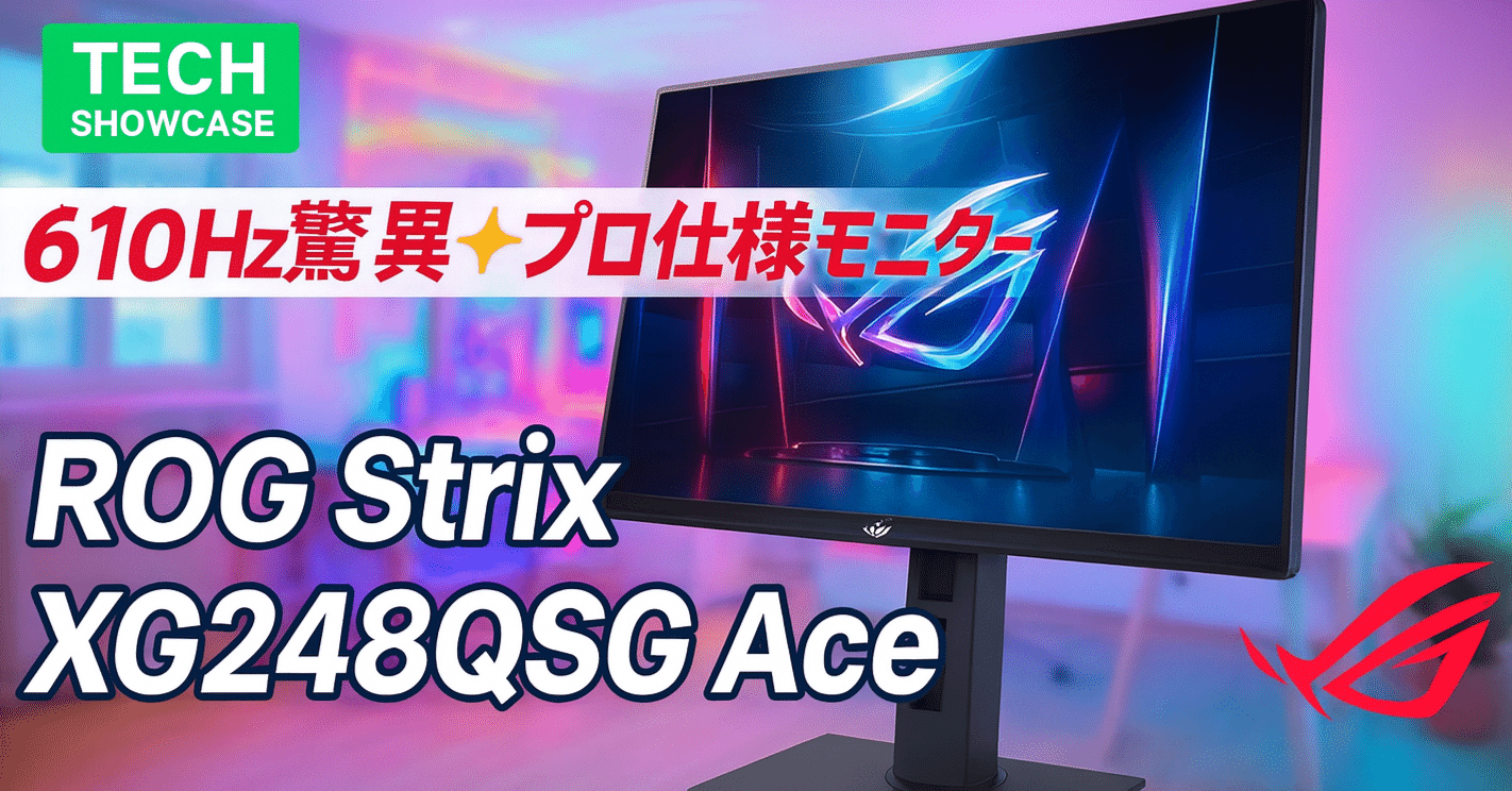 新着ギア〉 ASUS ROG Strix XG248QSG Ace — eスポーツ特化の24.1型