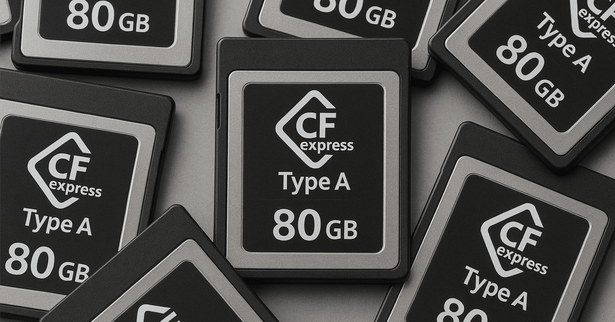 SONYのカメラ向けメモリーカード｢CFexpress Type-A｣の市場に