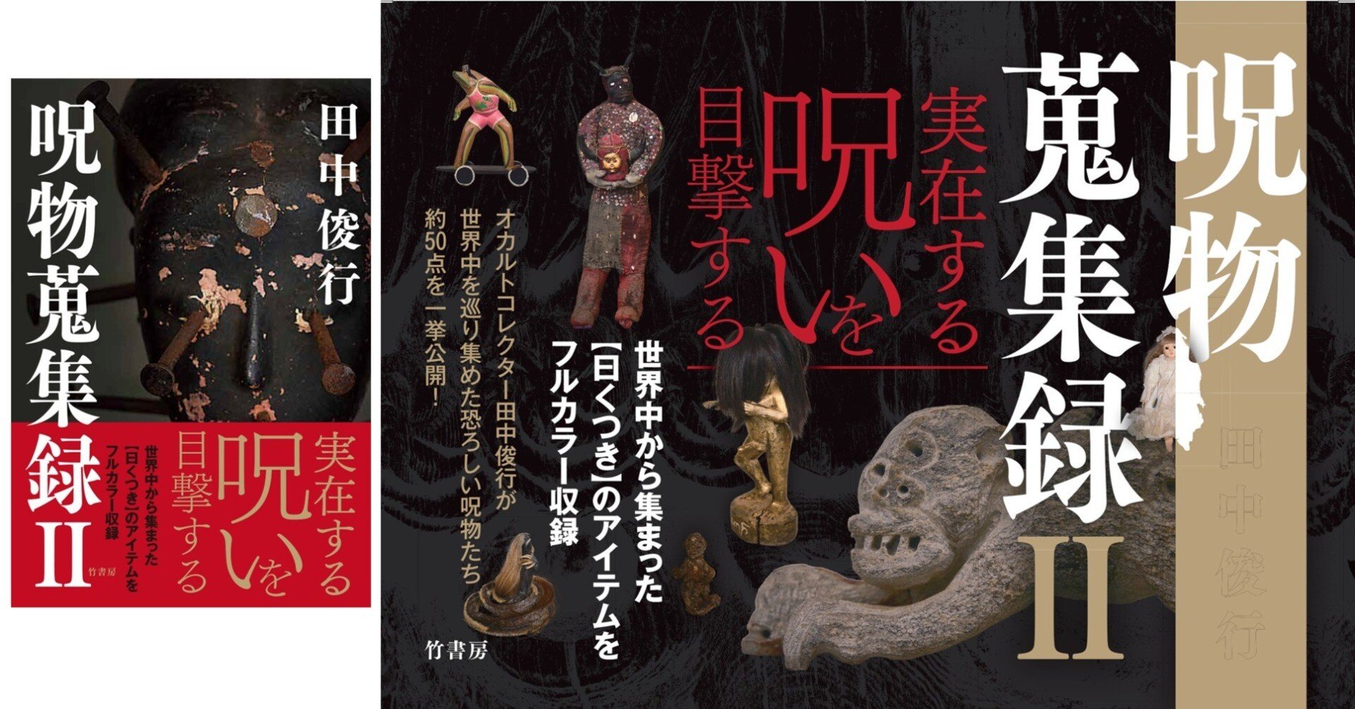 世界中から集まった【曰くつき】のアイテムをフルカラー収録『呪物蒐集