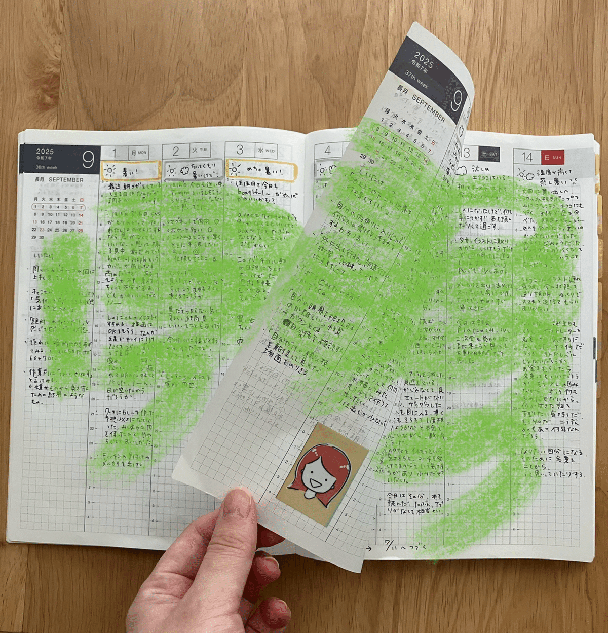 日記サイズと日記記入欄サイズ やっと見つけた、わたしのちょうどよい日記の書き方─ほぼ日を