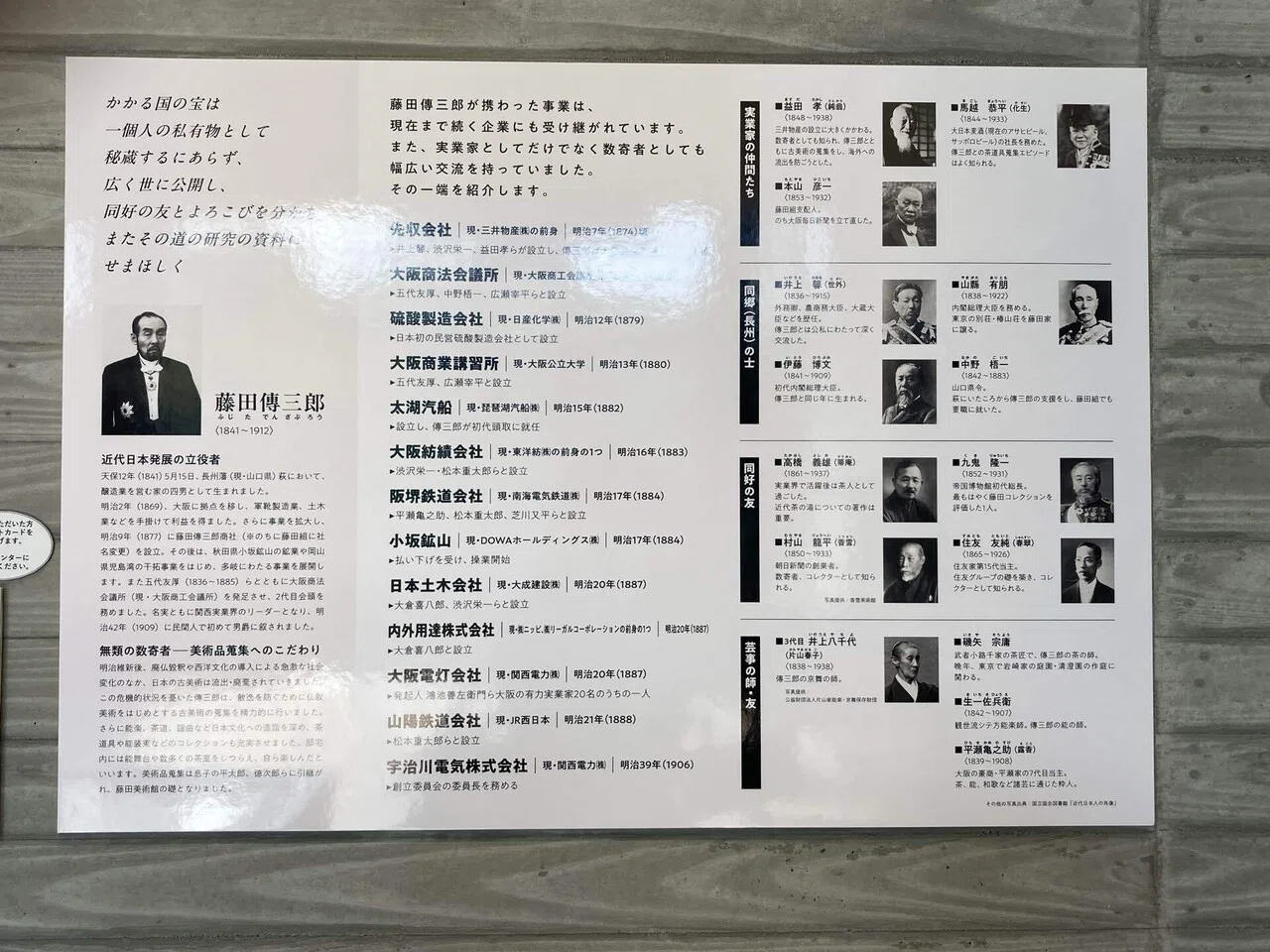 活動歴および当時の関連ビジュアル記録
