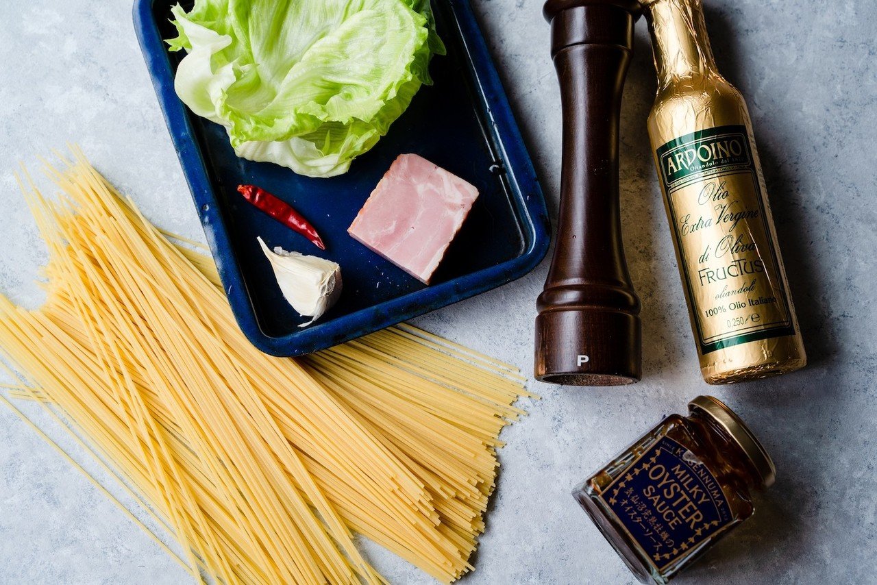 B L P ベーコンレタスパスタ Reizoko Ni Almonde 冷蔵庫にあるもんで Note B L P ベーコンレタスパスタ Reizoko Ni Almonde 冷蔵庫にあるもんで Note