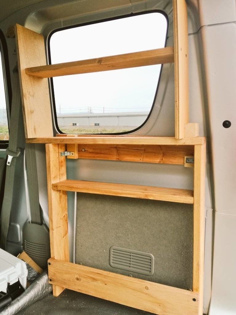 車内に本棚と可動式テーブルを作る方法 かな はしもと Note 車内に本棚と可動式テーブルを作る方法 かな はしもと Note