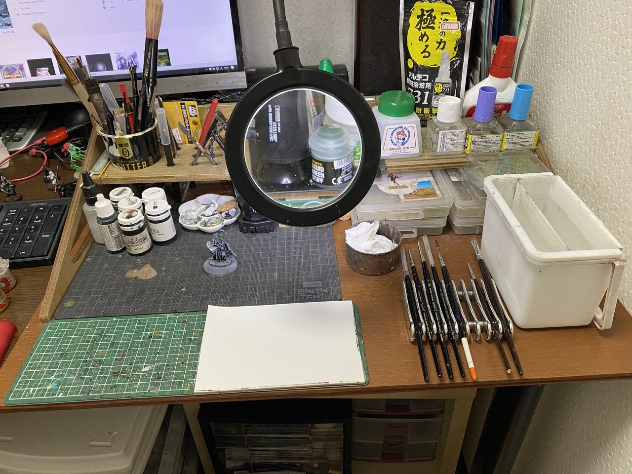 私のミニチュアの塗装方法について①｜ツキカゼ