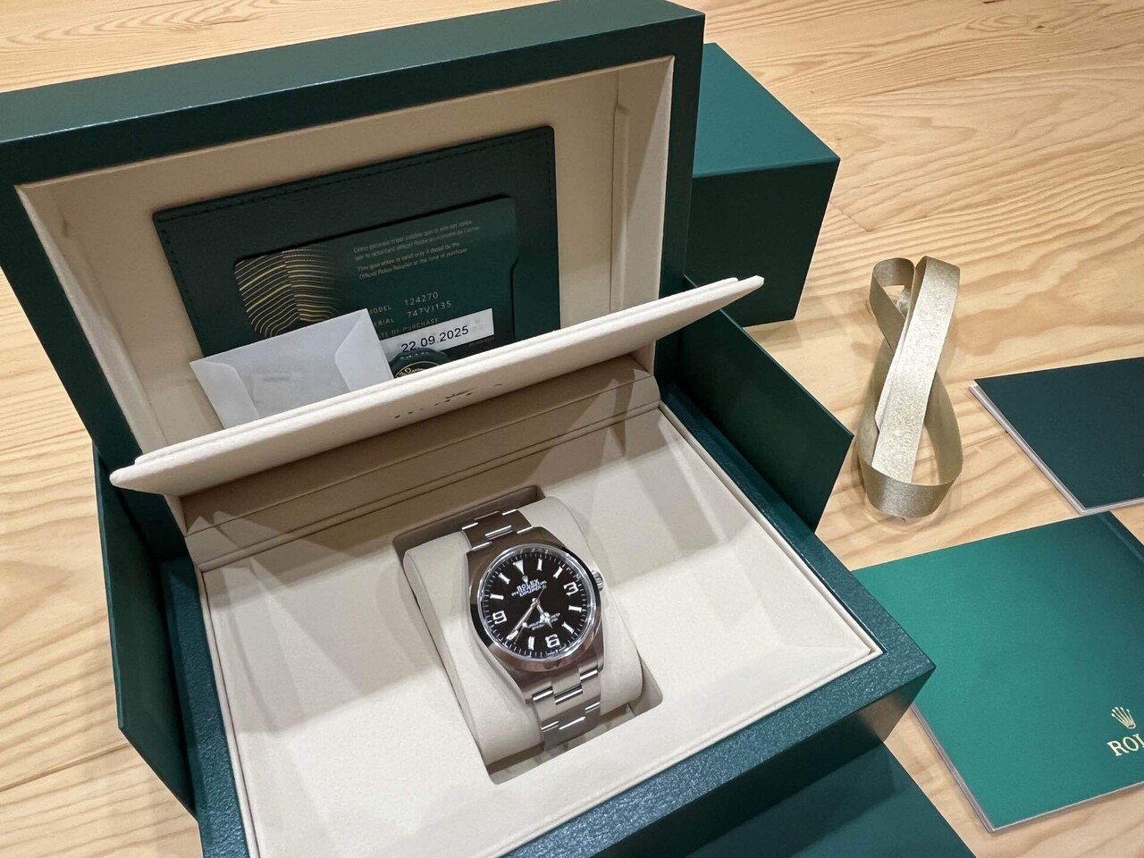 正規店で買ったエクスプローラー36（Ref.124270） 全部見せます