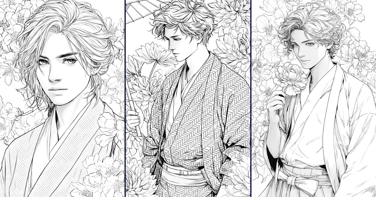 Blooming Harmony vol.3 artwork featuring delicate flowers and Japanese-inspired motifs woven together in soft colours