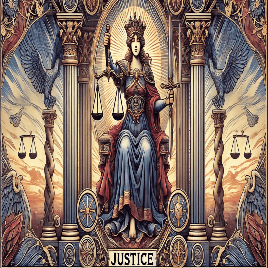 11正義〜JUSTICE〜｜タロットしたろっと