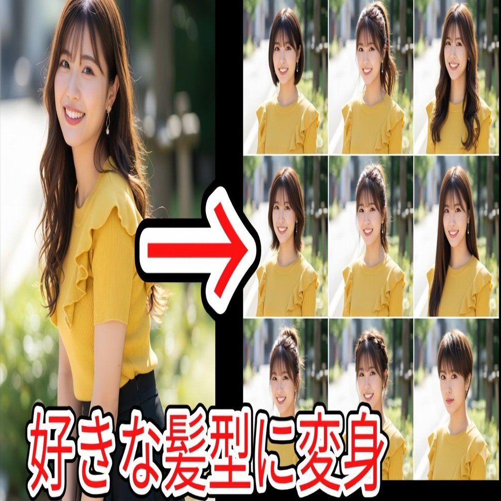 髪型の確認用 髪型確認