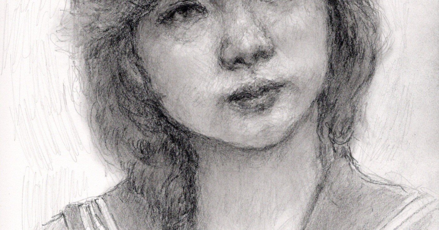 鉛筆でセーラー服の女の子の絵を描いてみた！｜Atelier Non